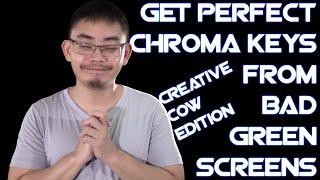 Perfect Chroma Key Cut Out even from terrible Green Screen [Creative Cow Edition]