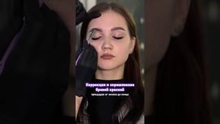 ПОЛНОЕ ВИДЕО НА КАНАЛЕ! Переходи, подписывайся и учись делать брови #брови #бровист