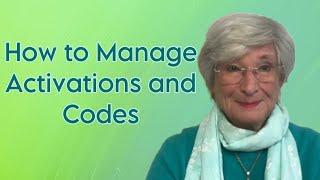 How to Manage Activations and Codes