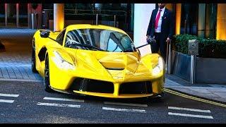 Saudi Prince Badr Bin Saud driving his LaFerrari in Central London