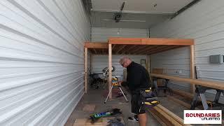 Loft - Mezzanine with stairs and railing complete build  (Time lapse)