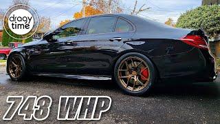 743 WHP Mercedes Benz AMG E63S Stage 2 | Acceleration from 100-200 Km/h & 60-130 mph