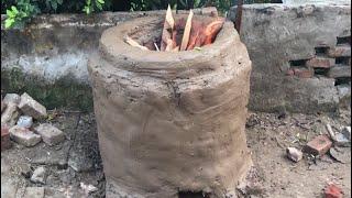 Primitive Technology Clay Mud Oven for Cob Oven Clay Outdoor Kitchen