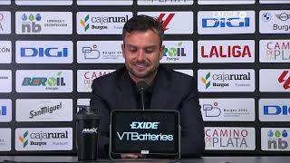 Rueda de prensa Burgos CF vs Real Sporting