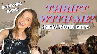 ICONIC DAY VINTAGE SHOPPING AT THE OLD BARNEYS IN NEW YORK + GOODWILL THRIFT & TRY-ON HAUL