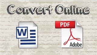 How to convert a Word document to PDF online