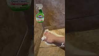 Cleaning shower