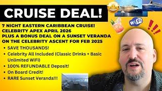   Exclusive 2026 Cruise Offers  -  Top Caribbean Cruise Deals️ on Celebrity Apex & Ascent