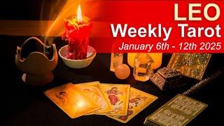 LEO WEEKLY TAROT READING "BIG HAPPY CHANGES! A STROKE OF LUCK" January 6th to 12th 2025 #weeklytarot