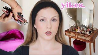 BEAUTY RESET: Organize and clean my makeup collection with me!