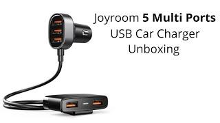 JR-CL03 5 Multi Ports USB Car Charger UNBOXING