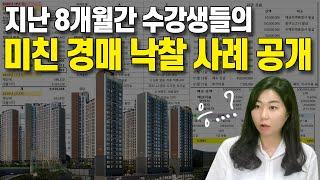 지난 8개월간 수강생들의 부동산 경매 낙찰 사례를 공개합니다..