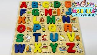 “Learn ABCs with Fun ABCD Board Puzzle | Educational Toys for Kids | Alphabet Learning Video”