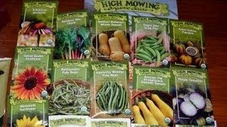 High Mowing Organic Seed Order & Unboxing with Info