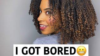 I tried CURLSMITH TEMPORARY HAIR COLOR on my TYPE 4 Natural HAIR| APPLICATION AND REVIEW