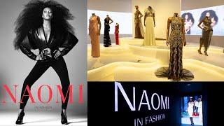 NAOMI in Fashion Exhibition at V&A London 2024 | Watch 100 Iconic Dresses and Accessories | 4K video