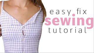 Dress too Small - 10 minute Sewing Alteration