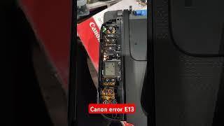 Printer Canon error code E13