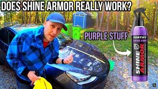 Shine Armor Ceramic Coating Test and Review | Waterless Wash | Shiny Paint |