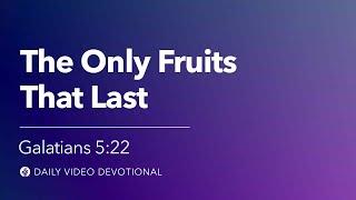 The Only Fruits That Last | Galatians 5:22 | Our Daily Bread Video Devotional