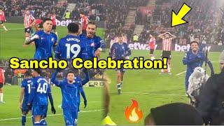 Scenes!Jadon Sancho First Goal Celebrations at Chelsea | Palmer & Teammates celebrating with Sancho