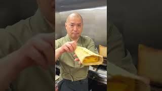 【Sushi Chef's Tamagoyaki】Japanese Omelet Roll Sushi #shorts #sushi #chefhiro #japan