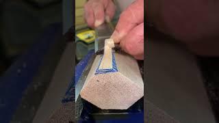 ASMR chisel work carving