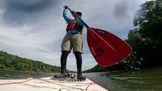 Paddle Boarding The Serene 18 Race