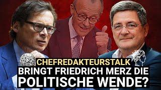 Bringt Friedrich Merz die politische Wende? Chefredakteurstalk mit Roger Köppel und Roland Tichy