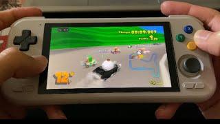 Mario Kart Wii Deluxe Blue Edition Emulating Wii On The Retroid Pocket 4 Pro.