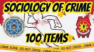 Sociology Of Crime - Criminology Board Exam Reviewer || 100 Items