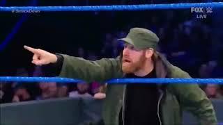 Браун Строуман та Елаяс проти Шинскі Накамури та Сезаро. wwe smackdown 25 січня 2020 року