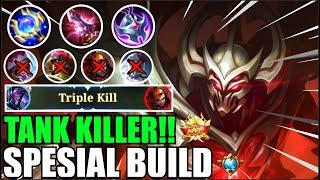 New SPECIAL Best Build Tersakit TANK KILLER!! | Zhask Revamp 2022 Gameplay Top Global Mobile Legends