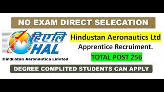 HAL RECURIEMENT || Apprentice Recruiment 2024 || No exam || New job news Kannada || kannada jobs