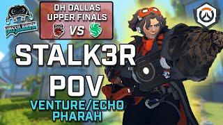 [Stalk3r POV] Crazy Raccoon vs Team Falcons - Upper Finals - DH Dallas OWCS