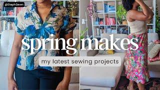 SPRING SEWING | What I've been making inc. trousers, skirts, and blouses