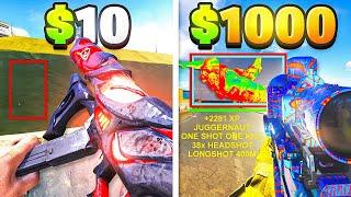 $10 Aimbot vs $1000 Aimbot in Warzone! (Cheapest vs Most Expensive)