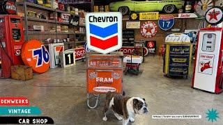 Original Illuminated Chevron Sign Denwerks Bring a Trailer No Reserve Auction Automobilia