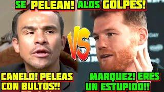 Canelo se PELEA con Juan Manuel Marquez no peleo con Bultos mirate tu tus cinturones son de carton!