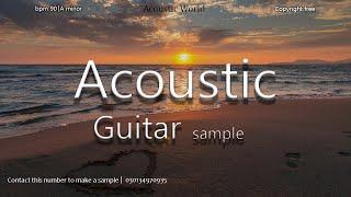 (FREE) Acoustic R&B Guitar Sample No Drums | Soul Acoustic Guitar Loop | "Vibes" (acoustic world)