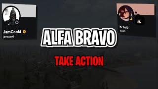 Dear, Alfa Bravo. Take Action.