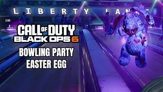 Bowling Disco Party Mini-Game - Liberty Falls Side Easter Egg (Black Ops 6 Zombies)