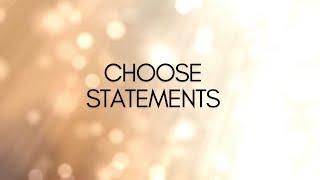 Choose Statements