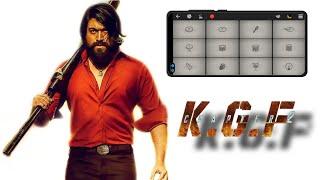 KGF Theme Music Remake on Walk Band | Yash, Rocky Bhai