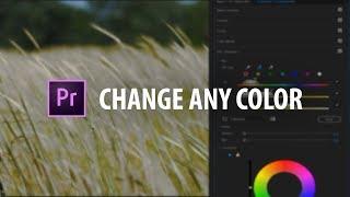 Premiere Pro: Color Change Effect!