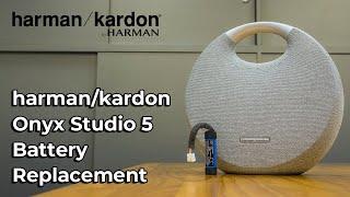 harman/kardon Onyx Studio 5 Onyx Studio 6 Speaker Battery replacement tutorial CS-HKE500SL