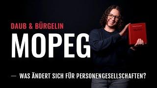 MoPeG - DAS ändert sich für Personengesellschaften ab 2024 | Daub & Bürgelin