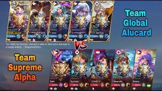 TEAM GLOBAL ALUCARD VS TEAM SUPREME ALPHA | WHO WILL WIN? | MUST WATCH!