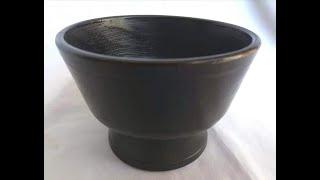 宋代脱胎棕漆茶盏，A bodiless brown lacquer tea bowl of Song dynasty，之一