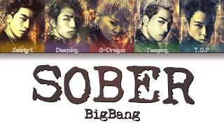 BIGBANG - SOBER (맨정신) (Color Coded Lyrics Eng/Rom/Han/가사)